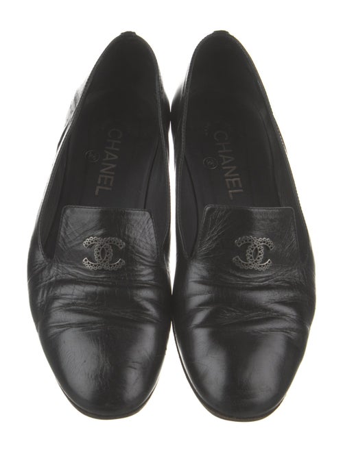 Chanel 2015 Interlocking CC Logo Loafers