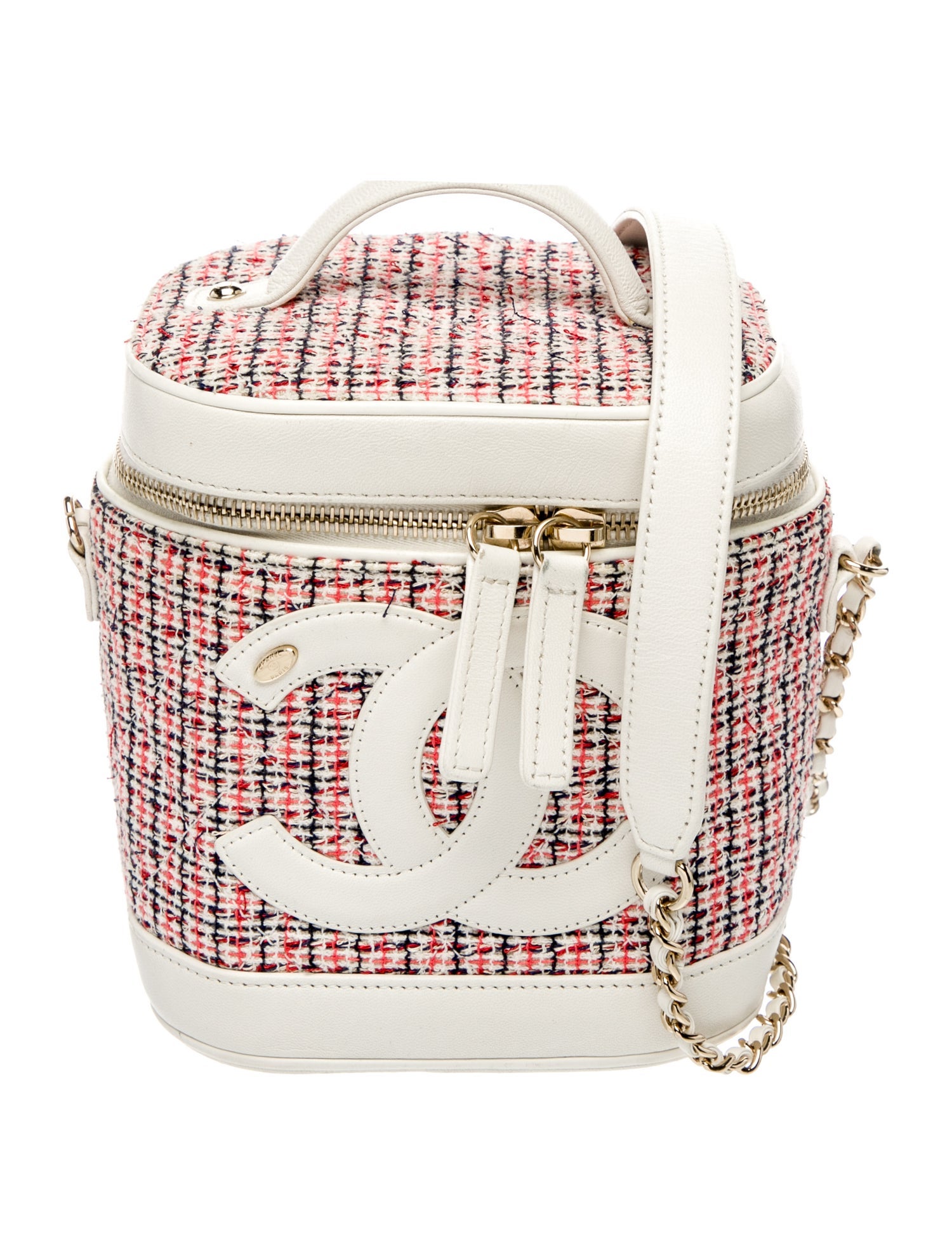 Chanel CC Mania Tweed Vanity Case