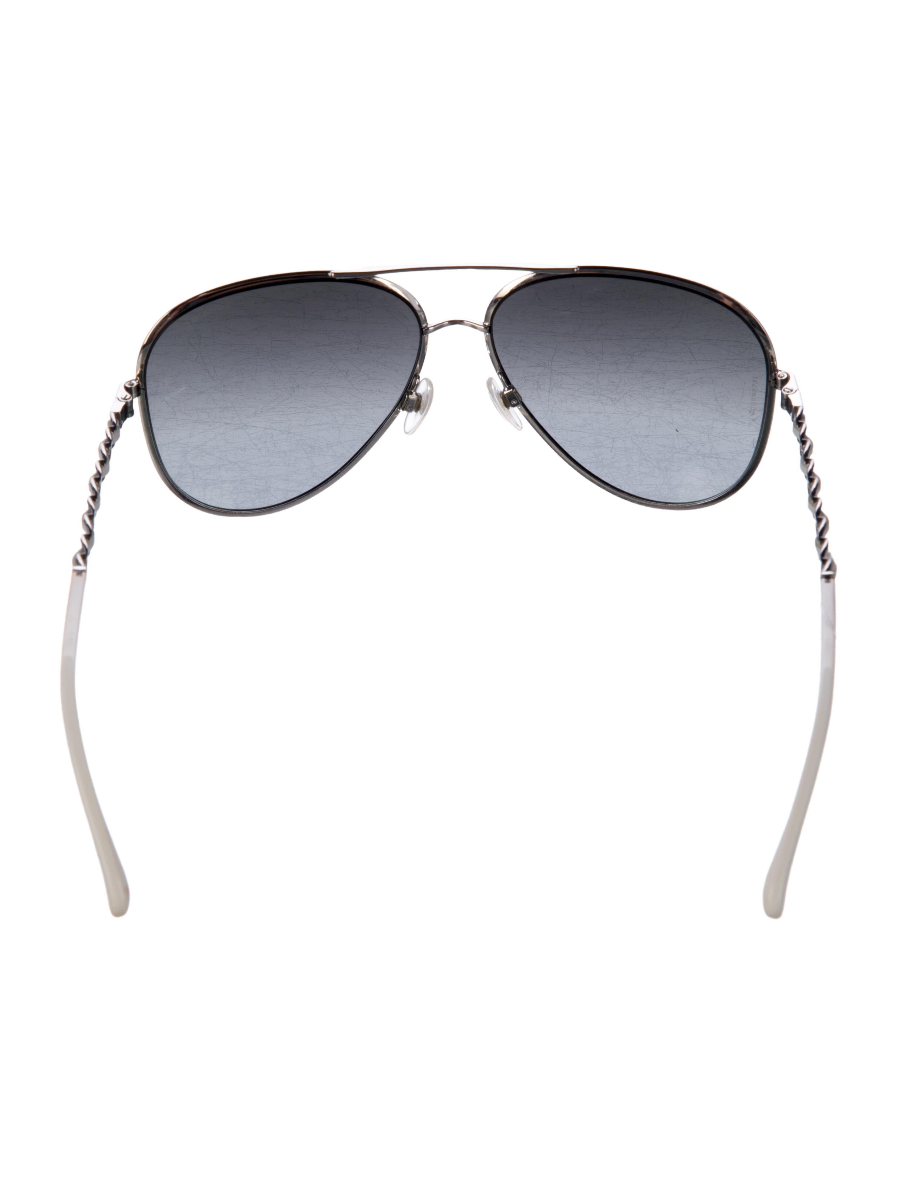 Chanel Interlocking CC Logo Aviator Sunglasses