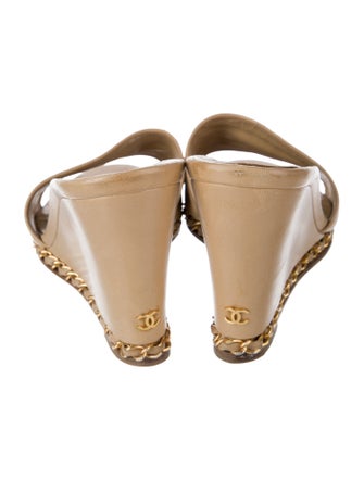 Chanel 2011 Interlocking CC Logo Slides