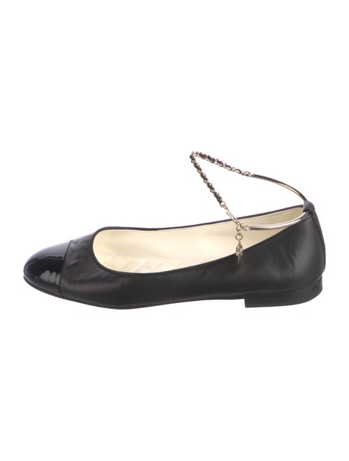 Chanel 2023 Interlocking CC Logo Ballet Flats