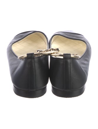 Chanel 2023 Interlocking CC Logo Ballet Flats
