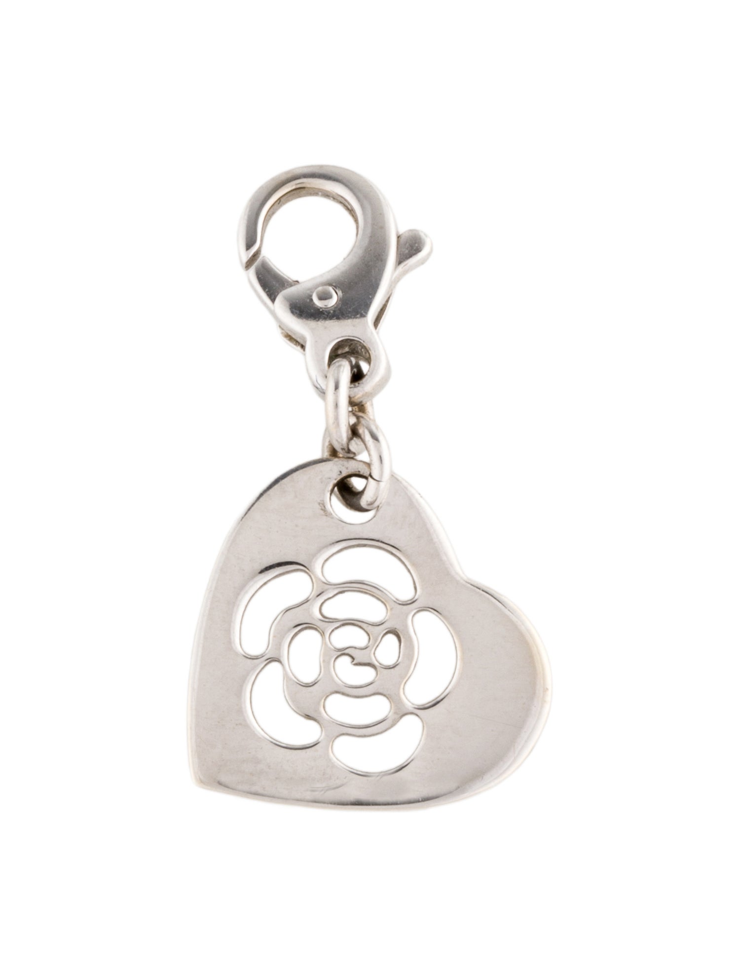 Chanel 18K Camelia Charm