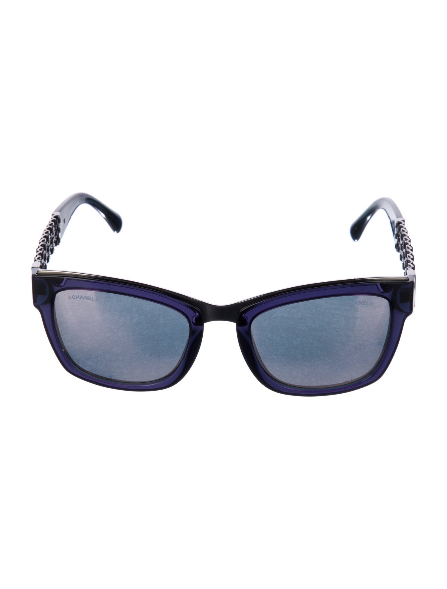 Chanel Interlocking CC Logo Wayfarer Sunglasses