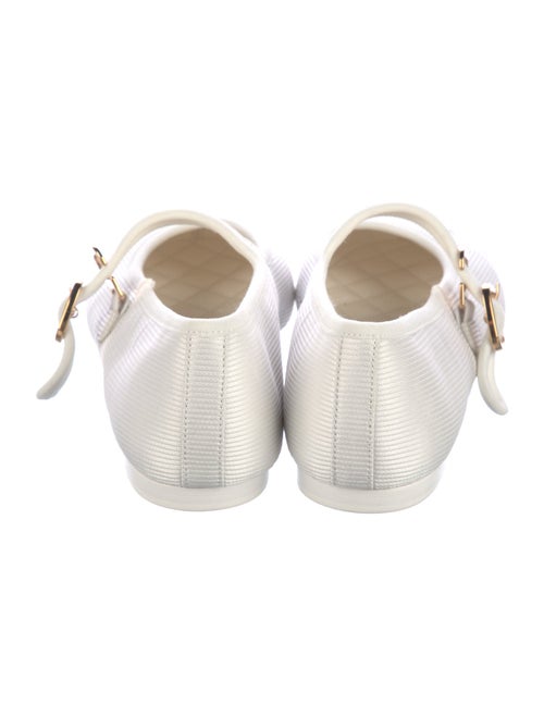 Chanel Interlocking CC Logo Embroidered Accent Mary Jane Flats