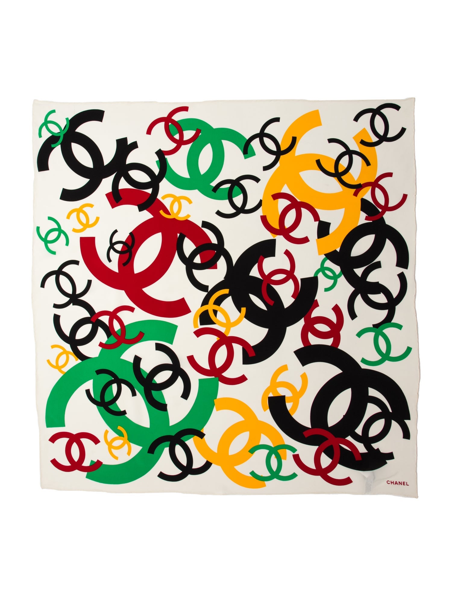 Chanel Silk Vintage Scarf