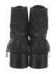 Chanel Interlocking CC Logo Grosgrain Trim Combat Boots