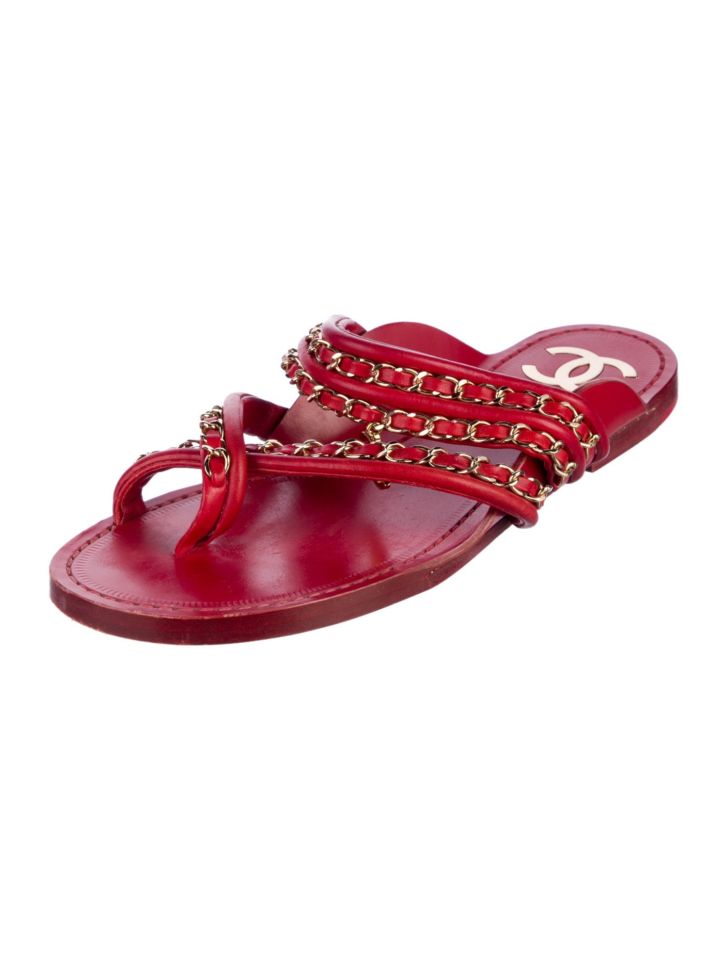 Chanel 2019 Interlocking CC Logo Slides