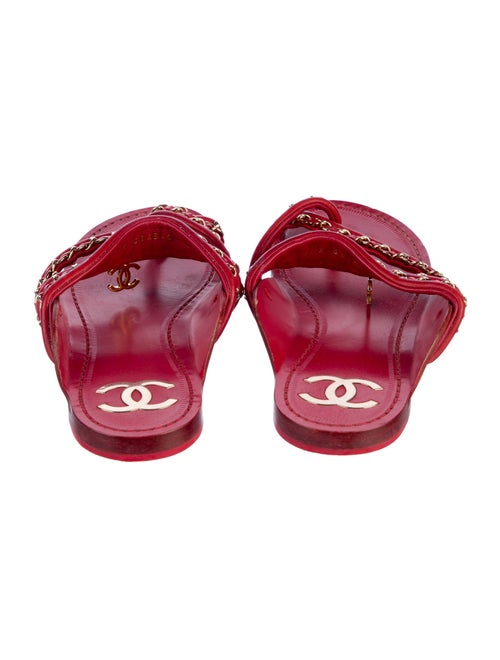 Chanel 2019 Interlocking CC Logo Slides