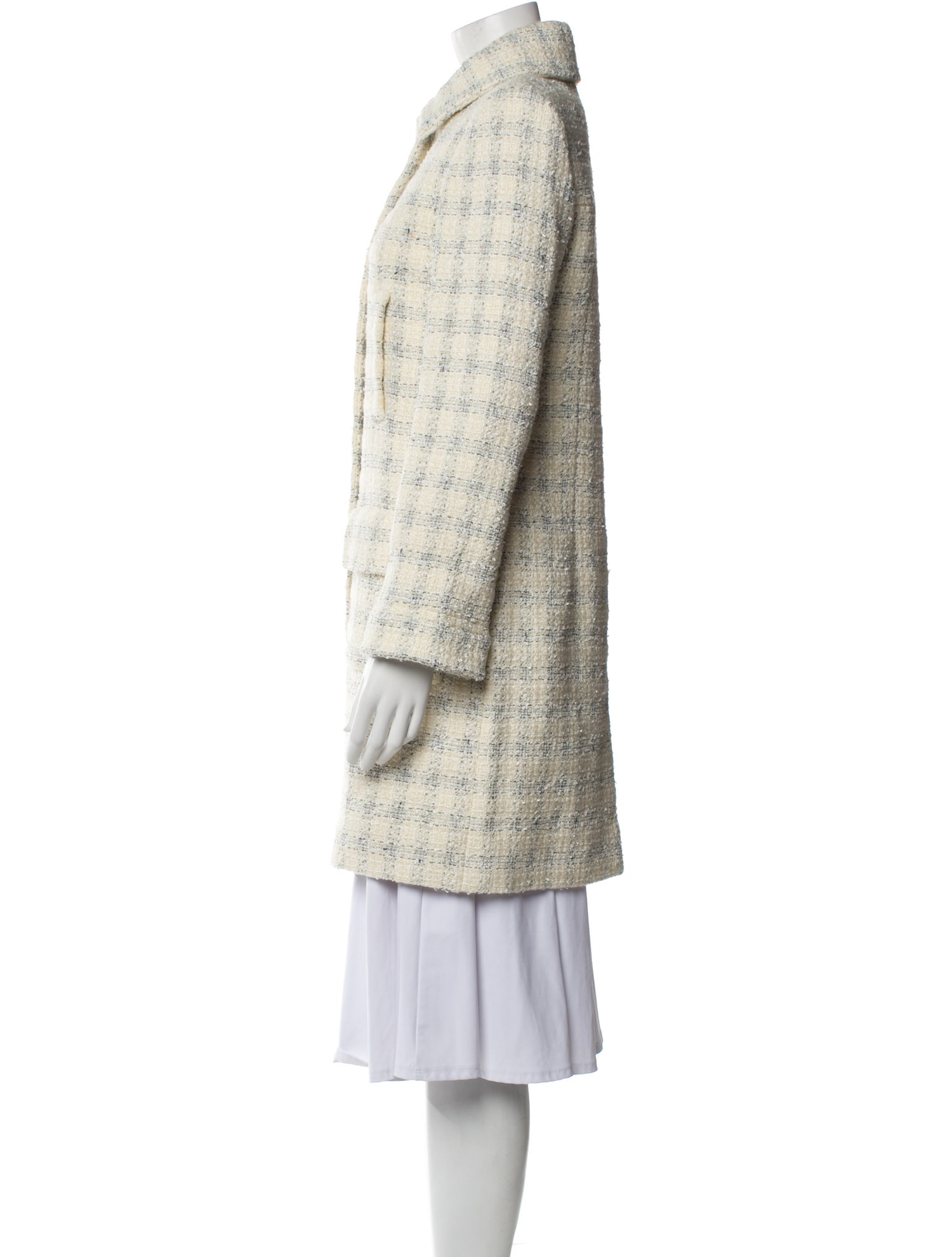 Chanel 2019 Tweed Pattern Coat