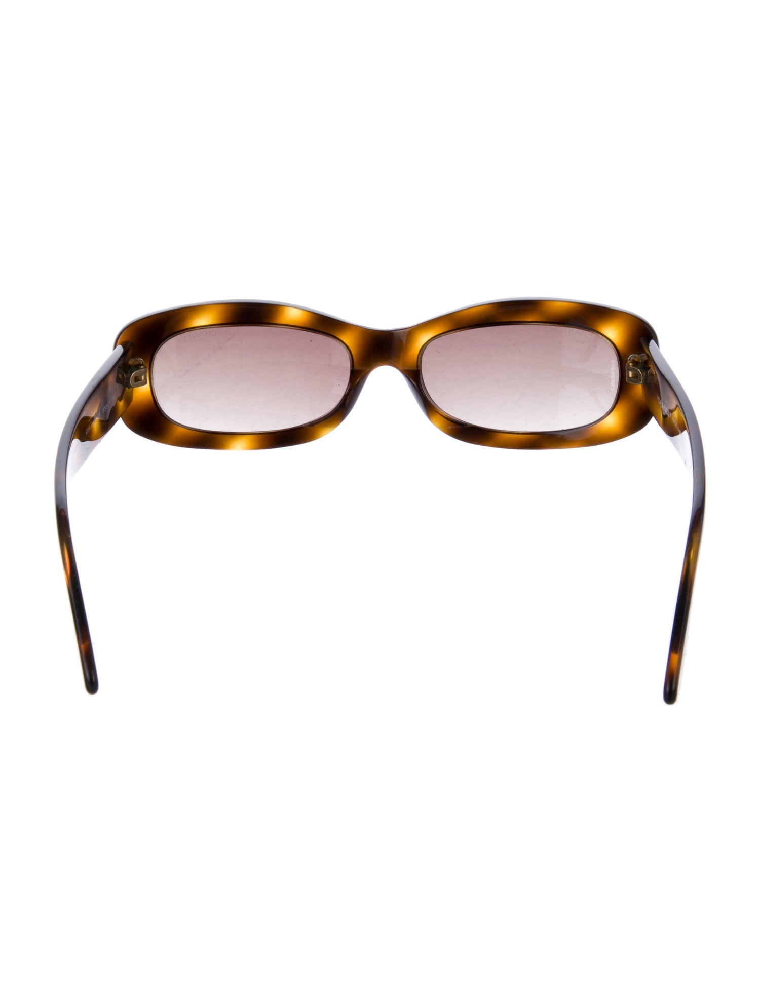 Chanel Interlocking CC Logo Narrow Sunglasses