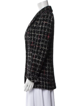 Chanel 2022 Plaid Print Blazer