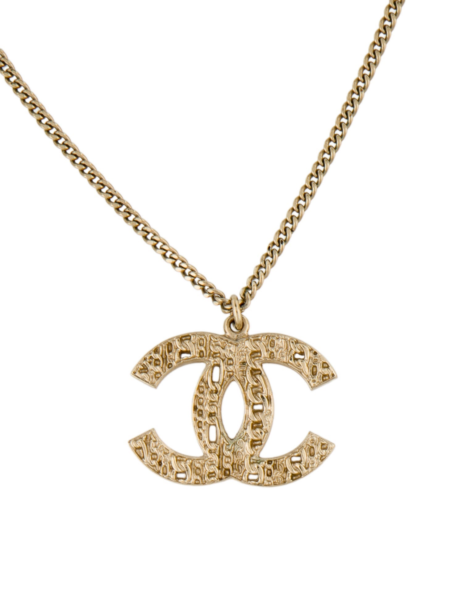 Chanel 100 Anniversary CC Pendant Necklace