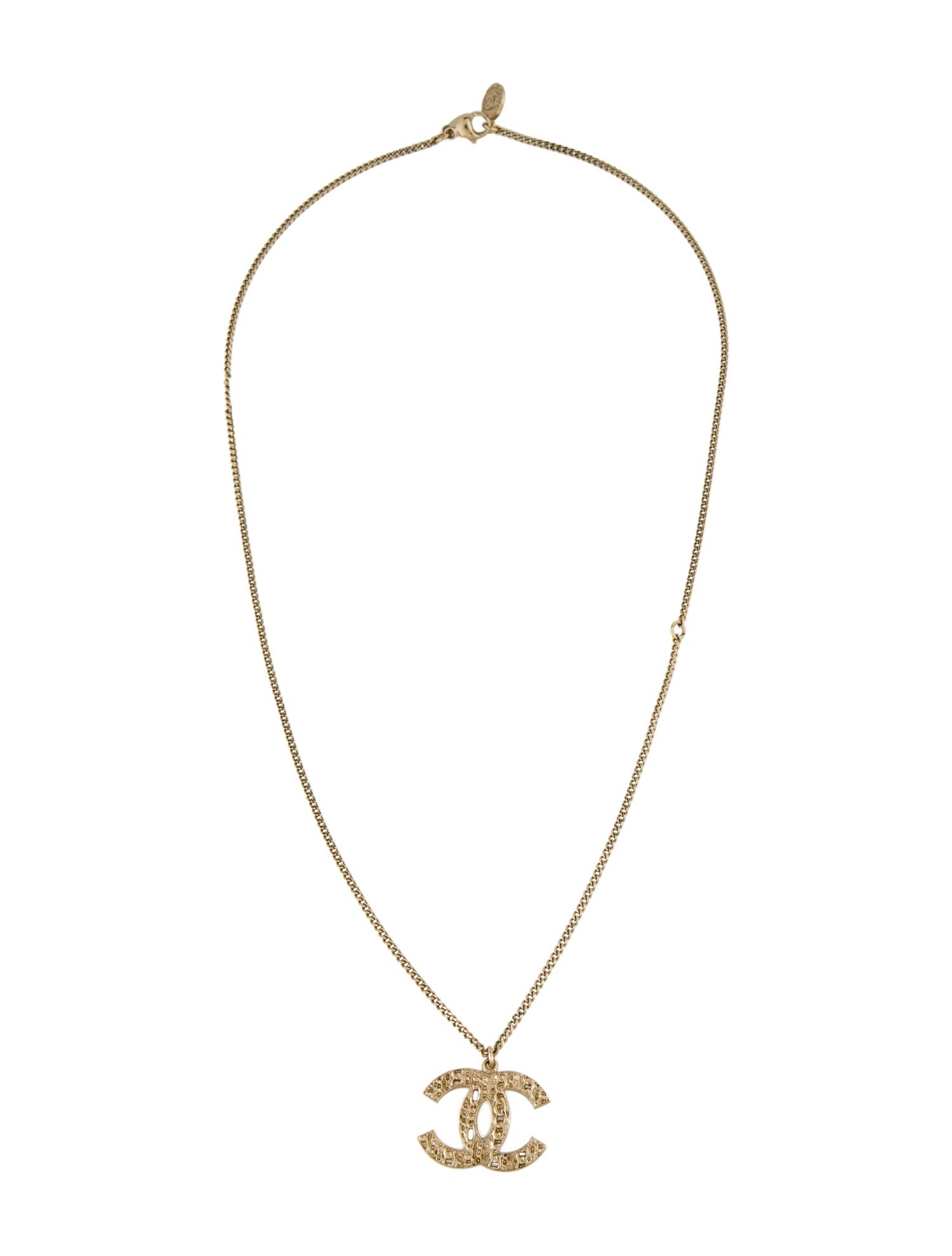 Chanel 100 Anniversary CC Pendant Necklace