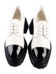 Chanel Interlocking CC Logo Leather Oxfords