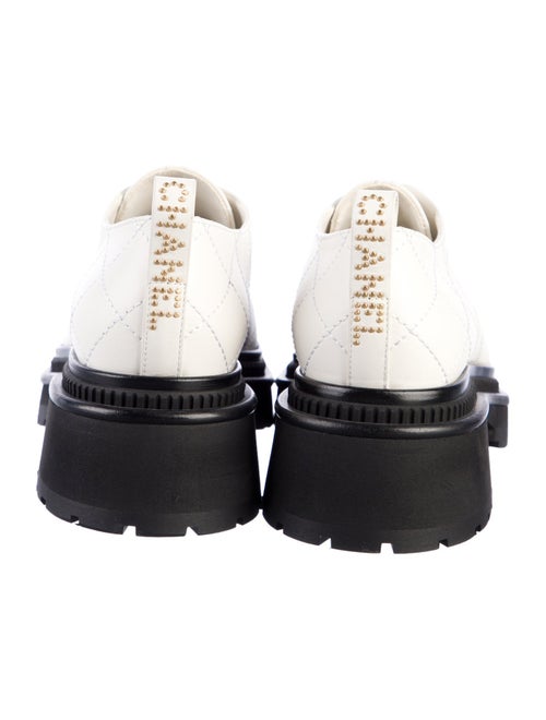 Chanel Interlocking CC Logo Leather Oxfords