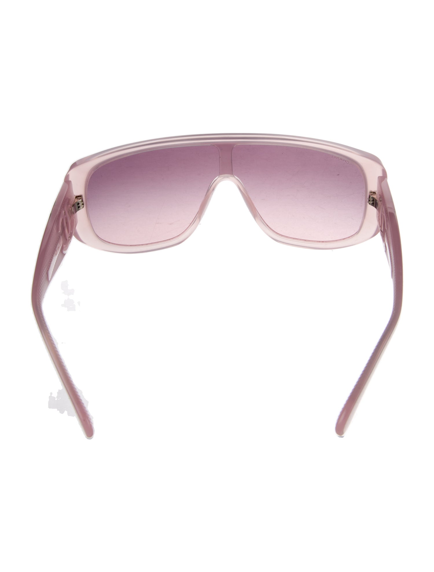 Chanel Interlocking CC Logo Shield Sunglasses