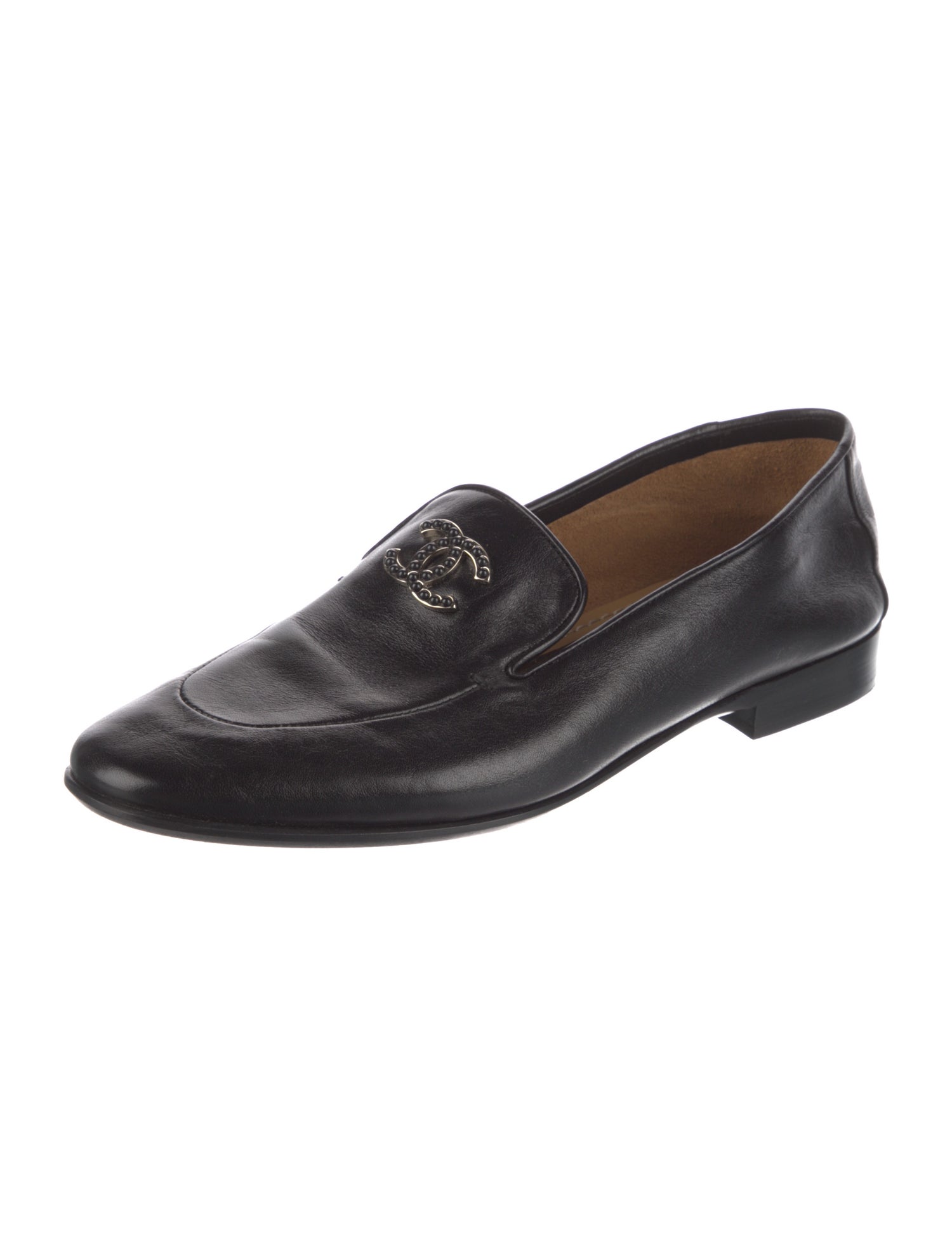 Chanel 2023 Interlocking CC Logo Loafers