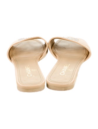 Chanel 2022 Interlocking CC Logo Slides