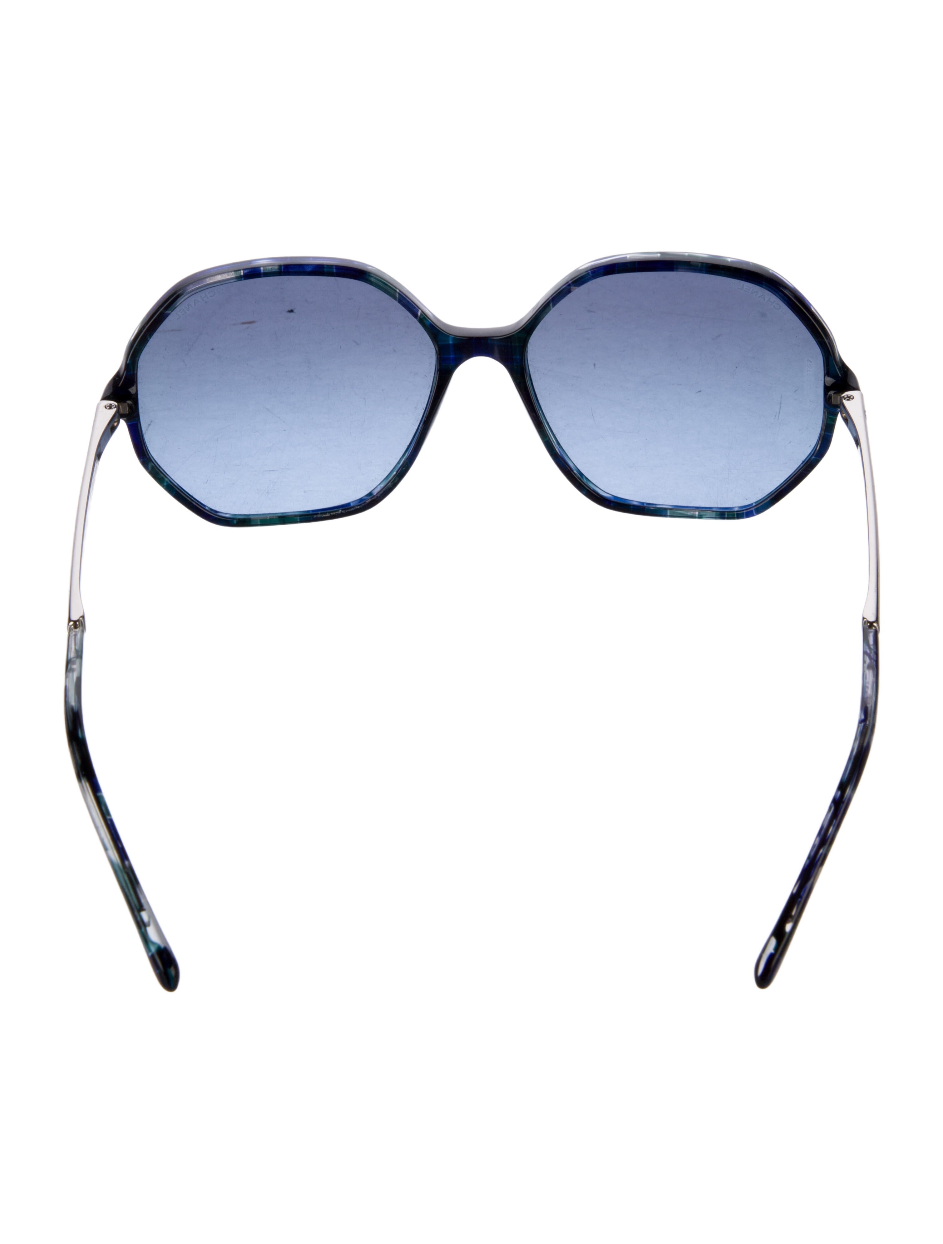 Chanel Interlocking CC Logo Oversize Sunglasses