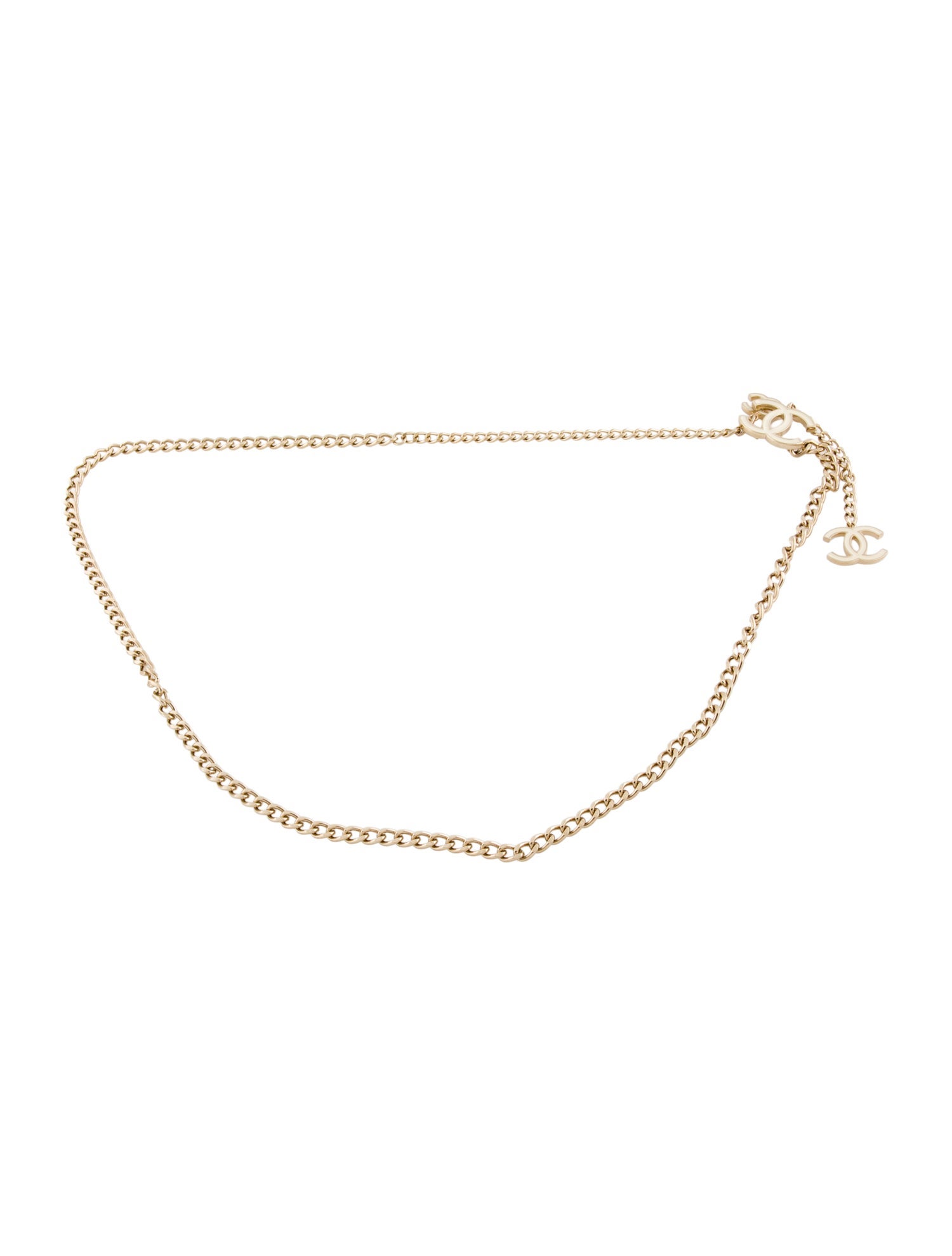 Chanel Vintage Interlocking CC Logo Waist Belt