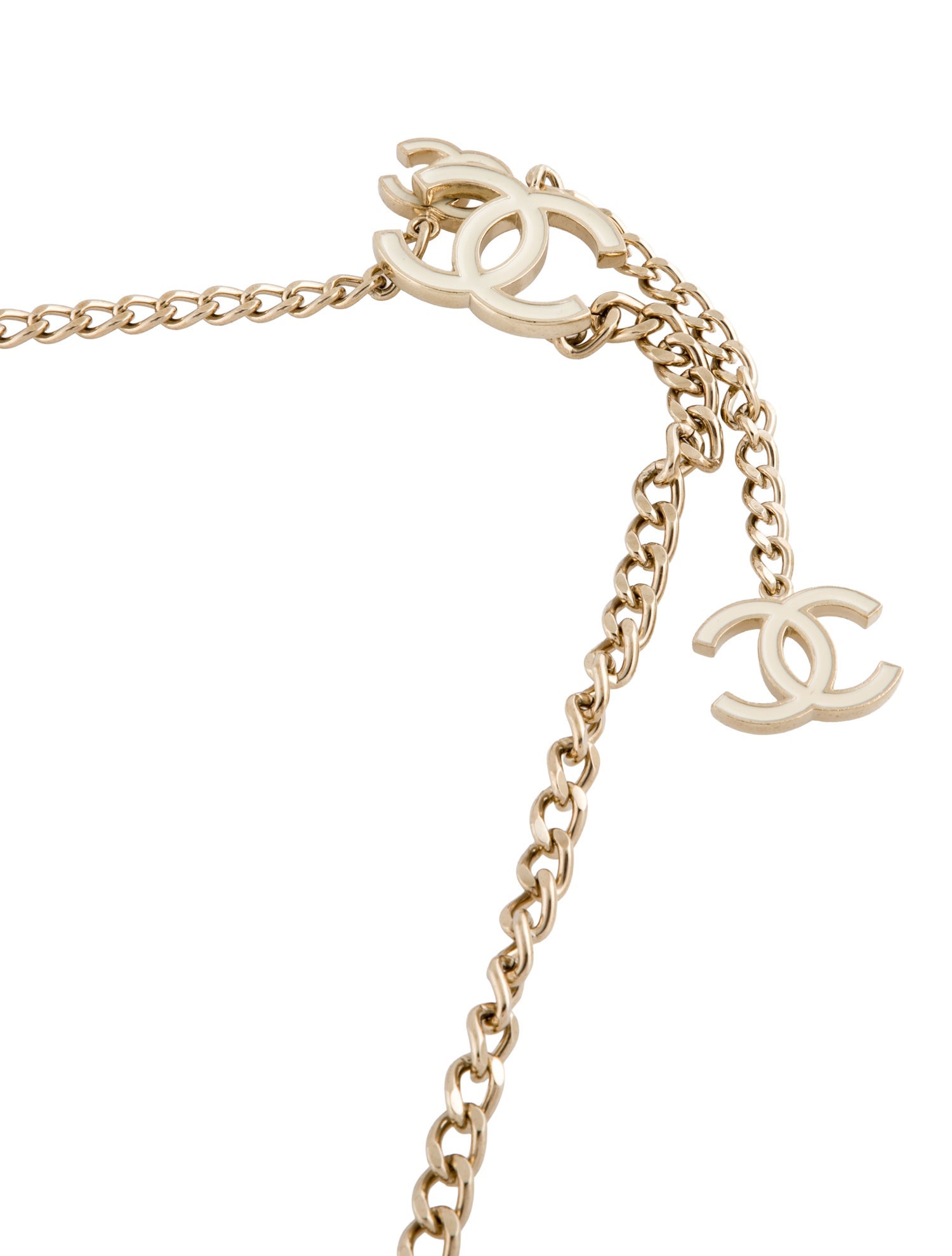 Chanel Vintage Interlocking CC Logo Waist Belt
