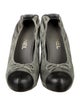 Chanel Interlocking CC Logo Leather Pumps