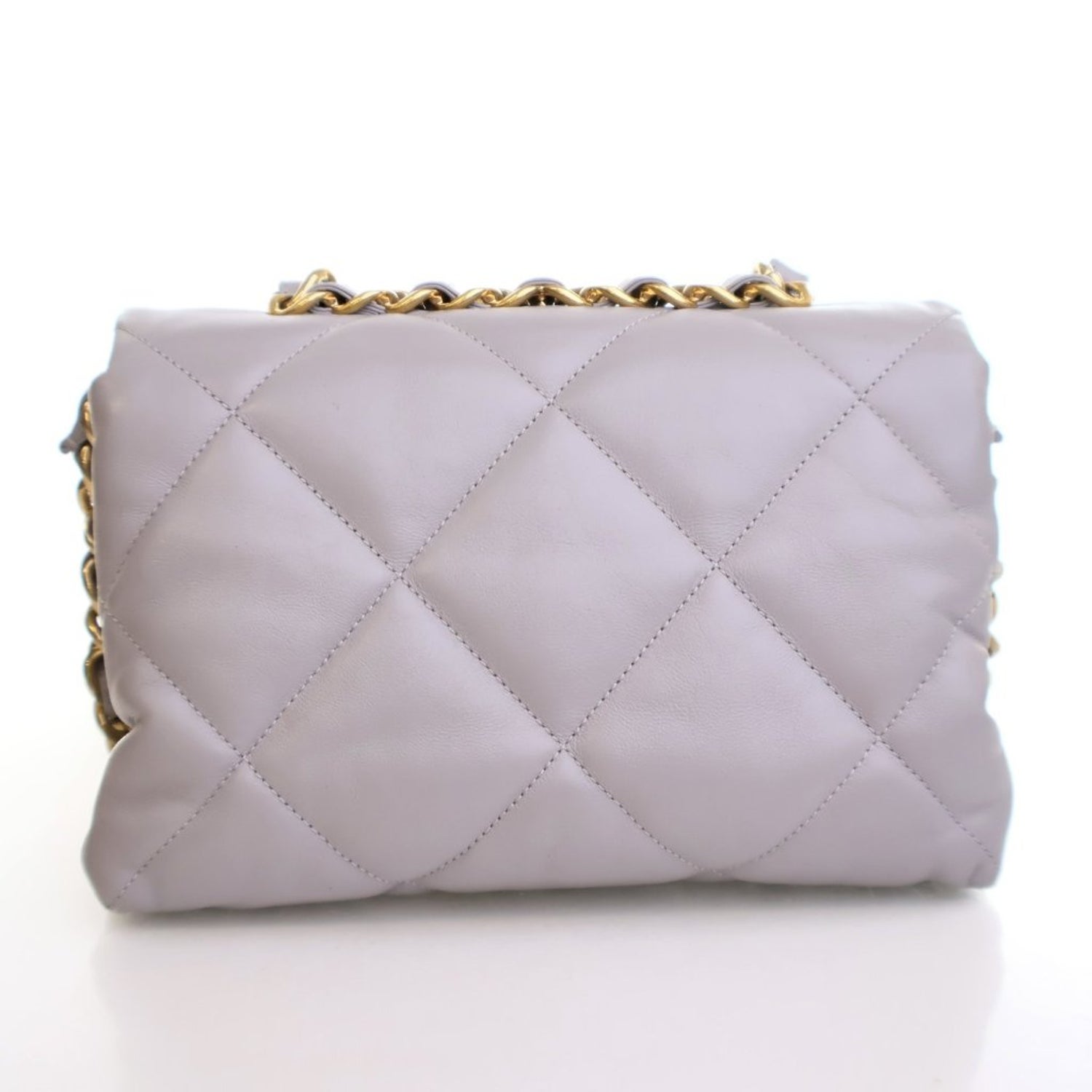 Chanel Interlocking CC Chain Top Handle Flap Bag Small