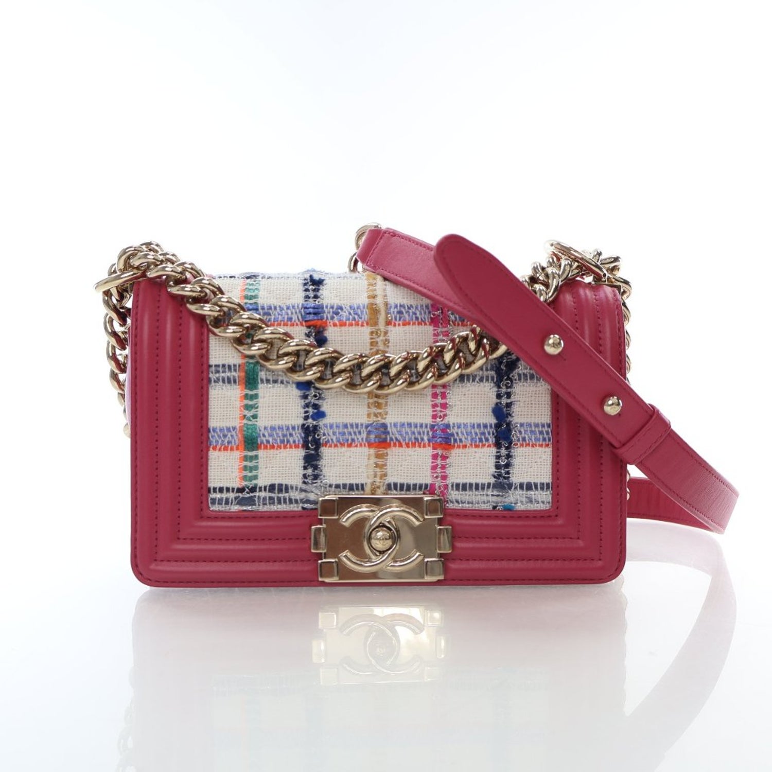 Chanel Interlocking CC Boy Bag Small