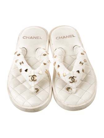 Chanel 2023 Interlocking CC Logo Slides