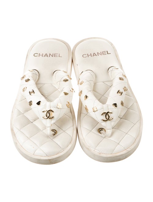 Chanel 2023 Interlocking CC Logo Slides