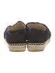 Chanel Interlocking CC Logo Canvas Espadrilles