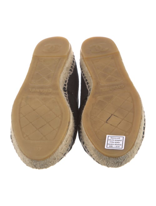 Chanel Interlocking CC Logo Canvas Espadrilles