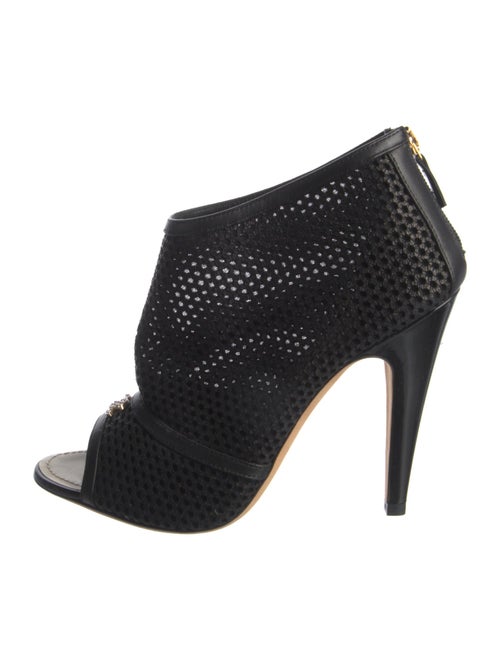 Chanel Interlocking CC Logo Mesh Sandals