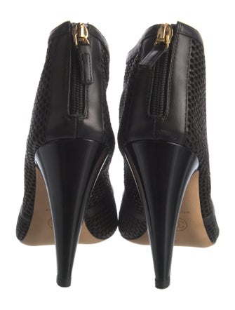 Chanel Interlocking CC Logo Mesh Sandals