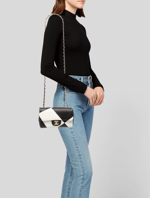 Chanel Classic Rectangular Mini Geometric Patchwork Flap Bag
