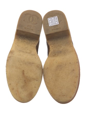 Chanel 2015 Interlocking CC Logo Lace-Up Boots