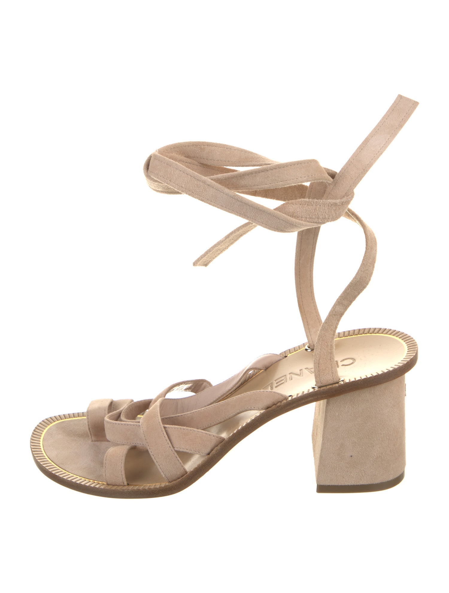 Chanel 2018 Interlocking CC Logo Gladiator Sandals