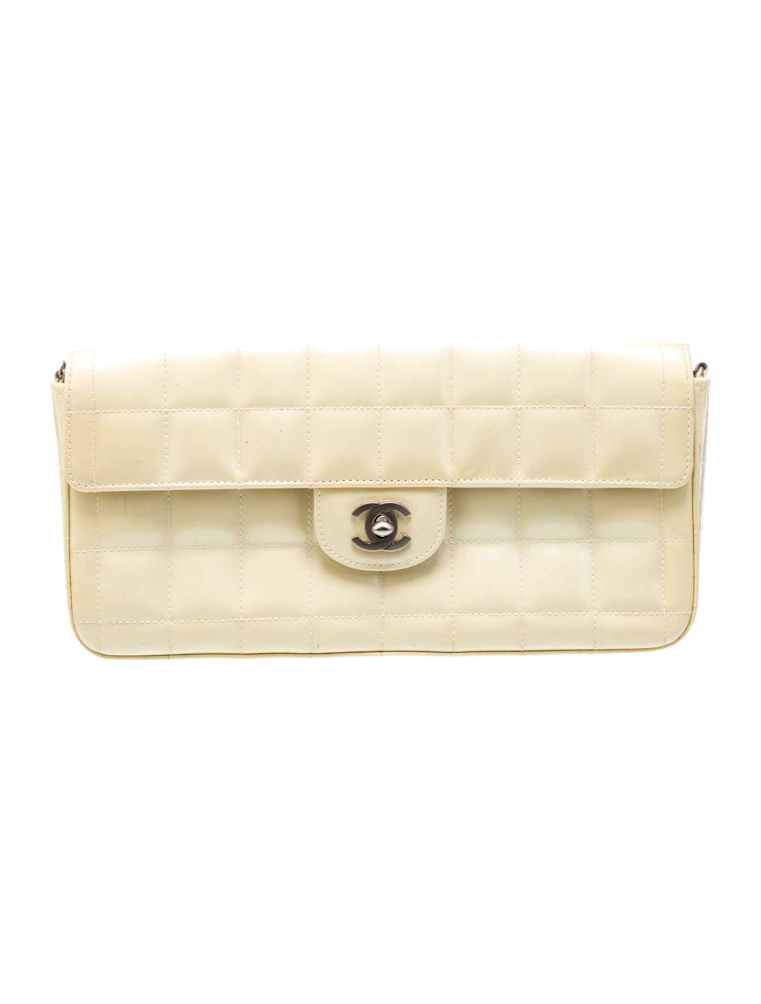 Chanel Patent E/W Chocolate Bar Flap Bag