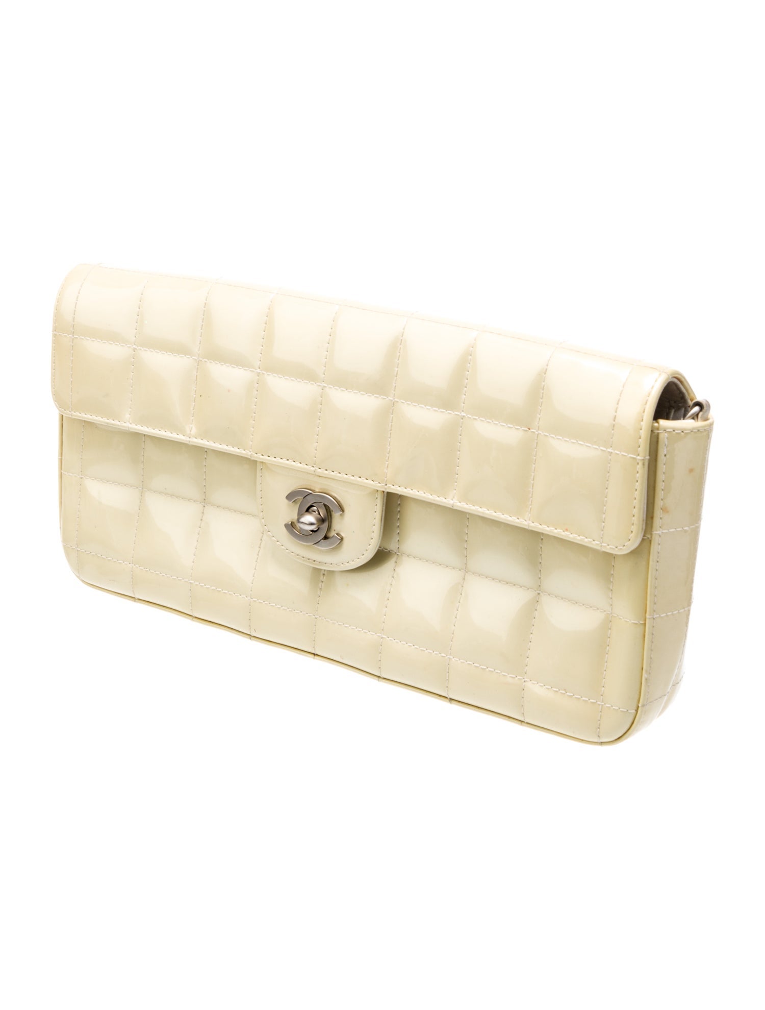 Chanel Patent E/W Chocolate Bar Flap Bag