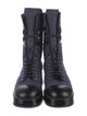 Chanel 2022 Interlocking CC Logo Combat Boots