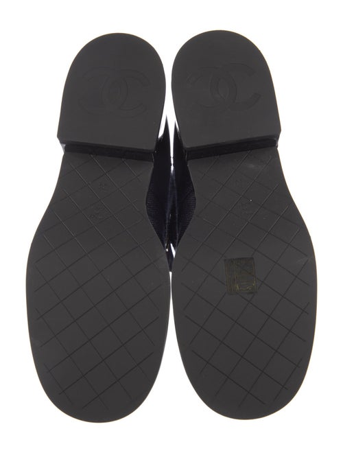 Chanel 2022 Interlocking CC Logo Combat Boots