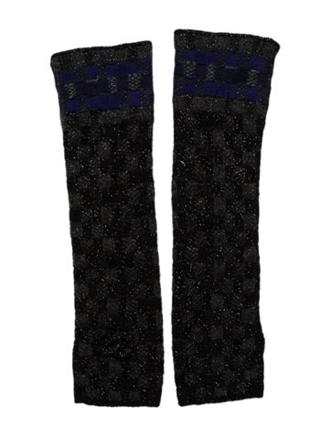 Chanel Winter Accessories CC Glitter Arm Warmers