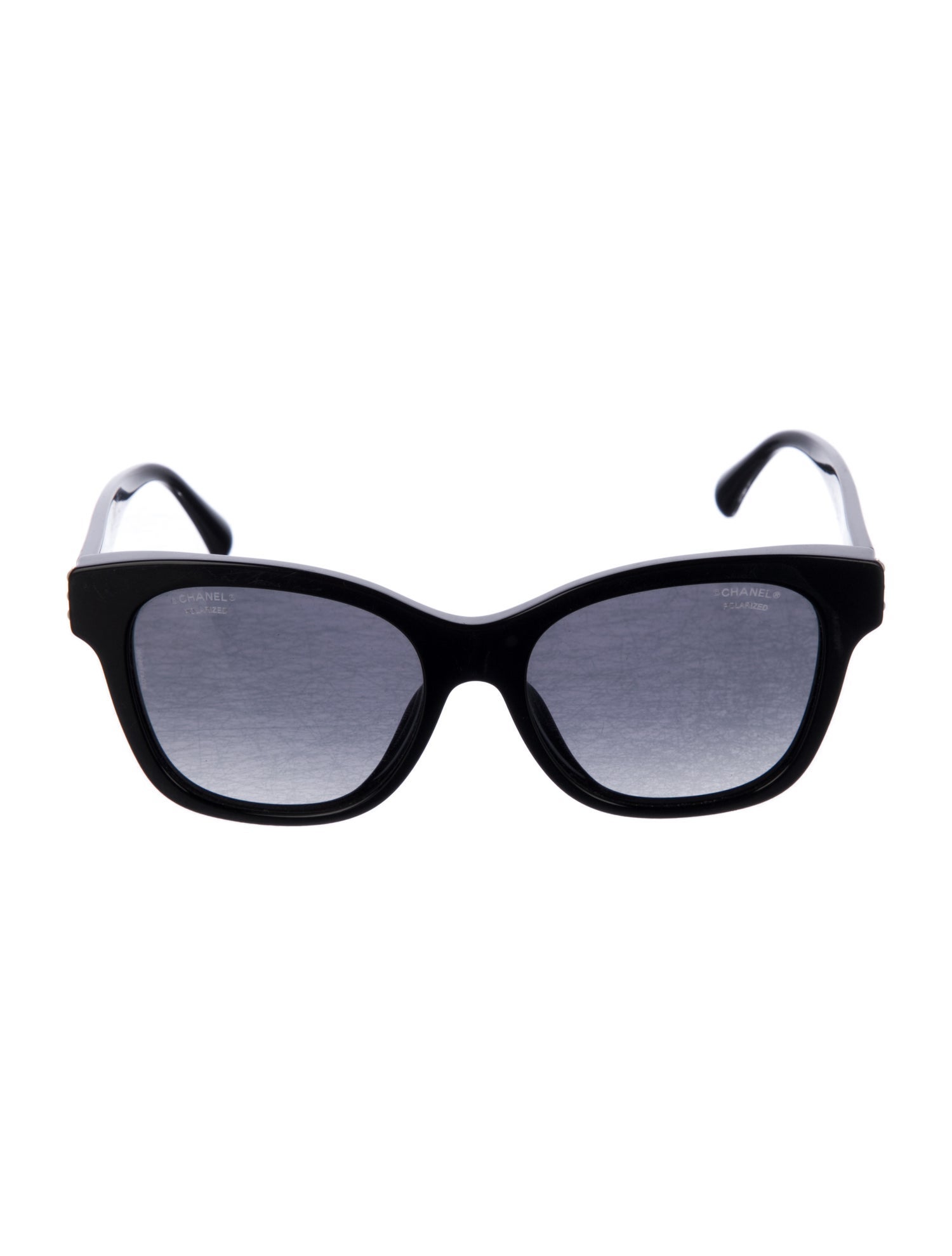 Chanel Interlocking CC Logo Wayfarer Sunglasses