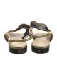 Chanel Interlocking CC Logo Mesh Slingback Sandals