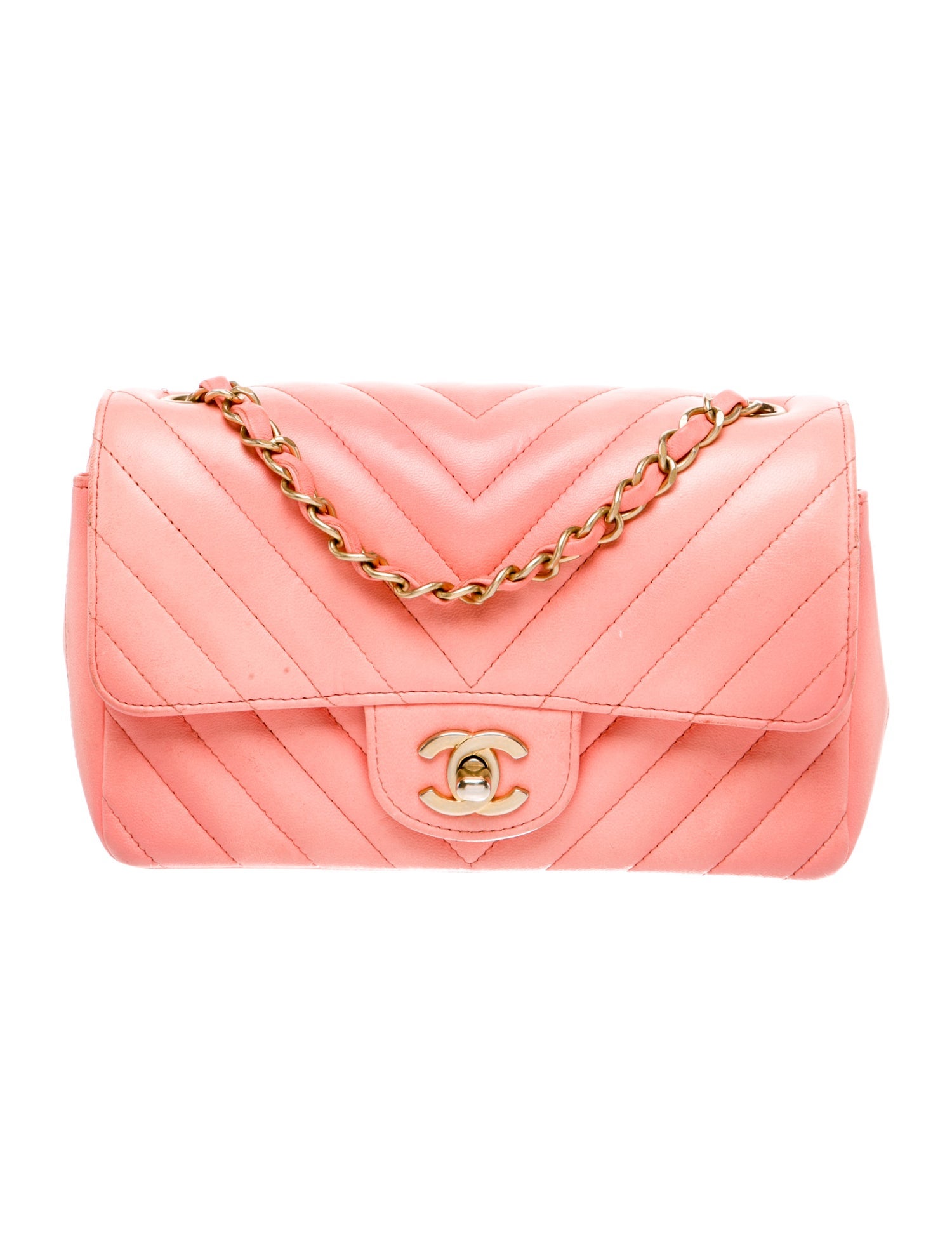 Chanel Classic Chevron Rectangular Mini Flap Bag