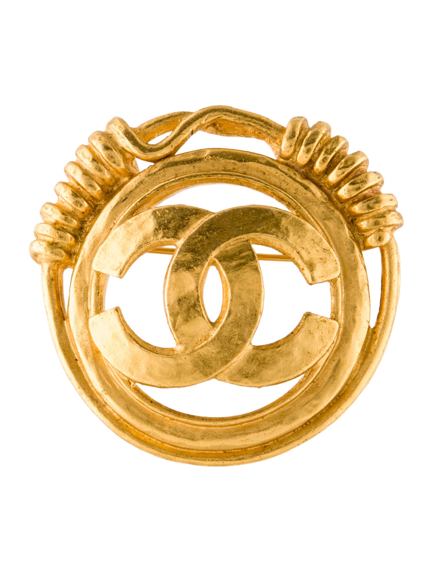 Chanel Vintage CC Brooch