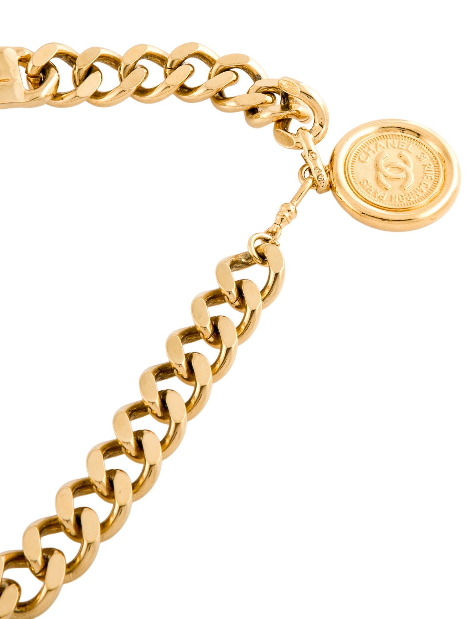 Chanel 1994 Interlocking CC Logo Waist Belt