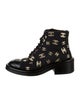 Chanel 2022 Interlocking CC Logo Combat Boots