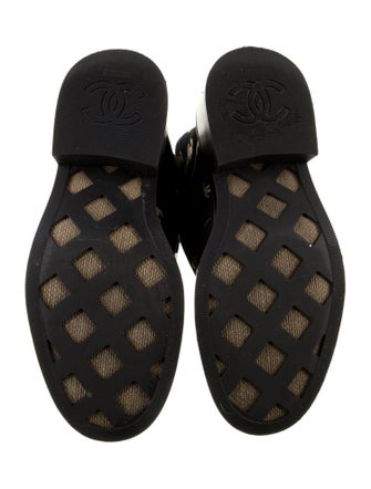 Chanel 2022 Interlocking CC Logo Combat Boots
